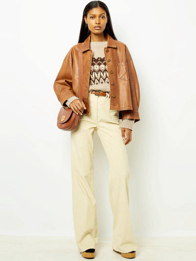 Amelina™ | Kurze Damenjacke aus Kunstleder