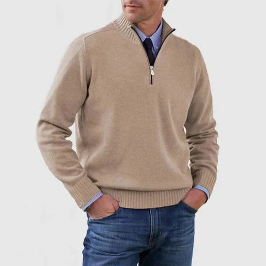 Bauren™ | Howard Strickpullover mit Halbreißverschluss