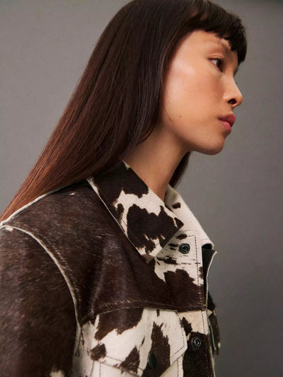 Lunaria™ | Damenjacke mit Kuhmuster