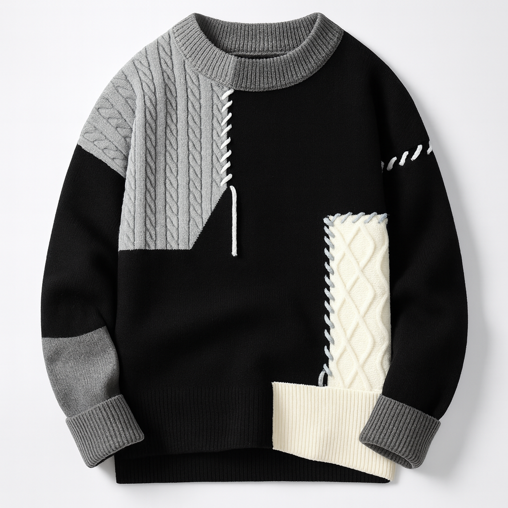 Fresano™ | Arty Patchwork Pullover
