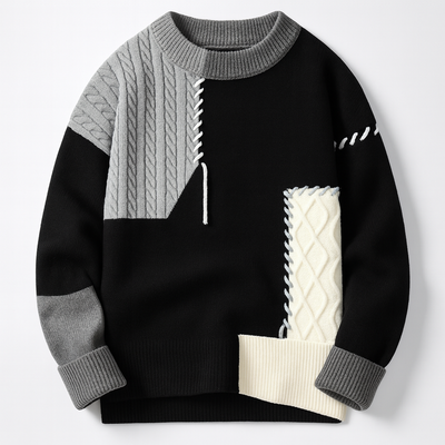 Fresano™ | Arty Patchwork Pullover