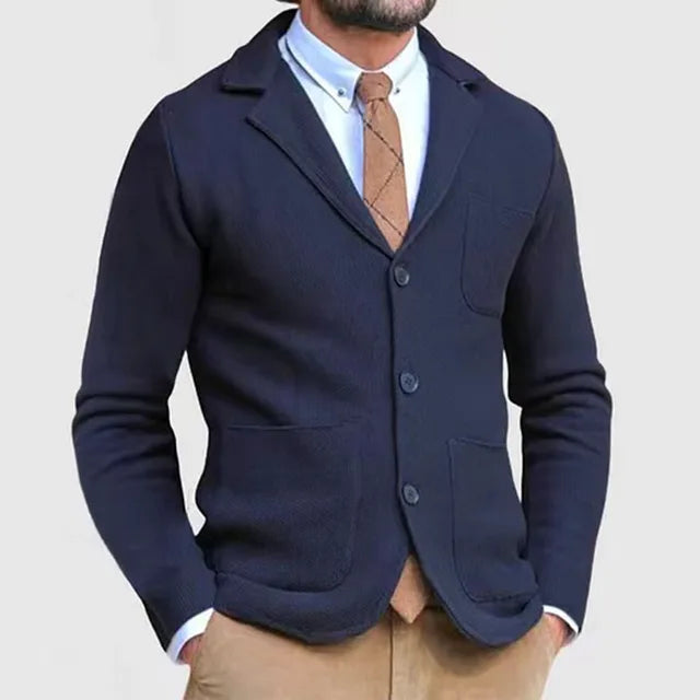 Arvid | Luxuriöser Herren-Strickblazer