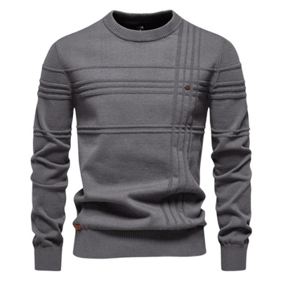Thomas | Stijlvolle herenpullover met ruitdesign