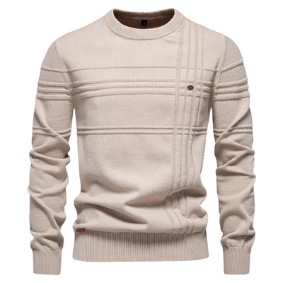 Thomas | Stijlvolle herenpullover met ruitdesign