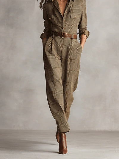 Zoë™ | Eleganter Tweed-Jumpsuit für Damen
