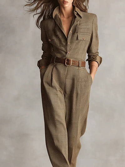 Zoë™ | Eleganter Tweed-Jumpsuit für Damen